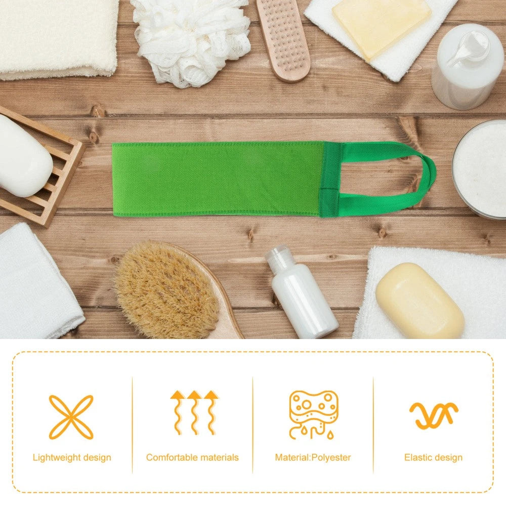 2 Pcs Bath Towel Back Brush for Shower Women Asian Exfoliating Washcloth