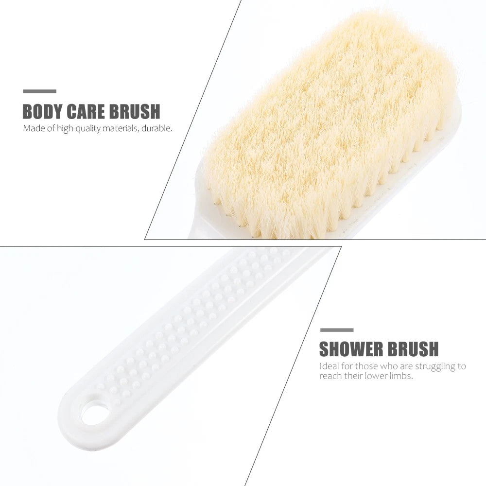 Back Scrub Brush Bath Body for Shower Bathroom Scrubber with Long Handle