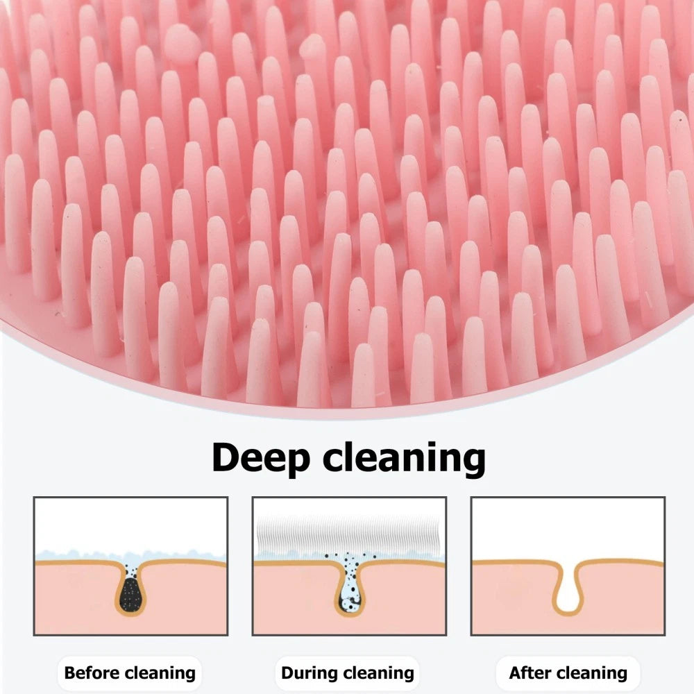 Bath Brush Exfoliating Body Scrubber Dad Back for Shower Bathing