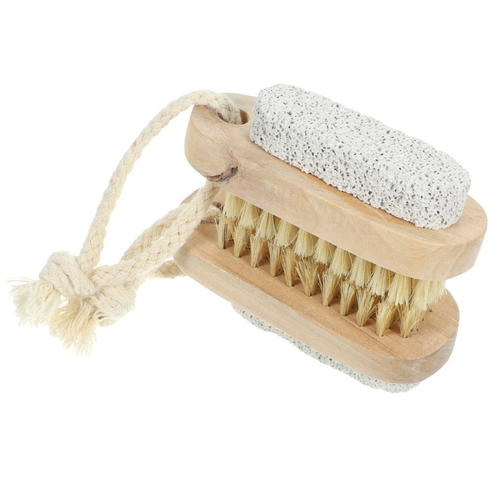 2 Pcs Double-sided Brush of Stepping Bath Foot Scrubber