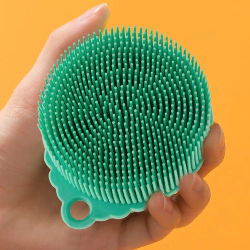Silicone Bath Brush Baby Child Brushes Shower Scrubber for Body Hair