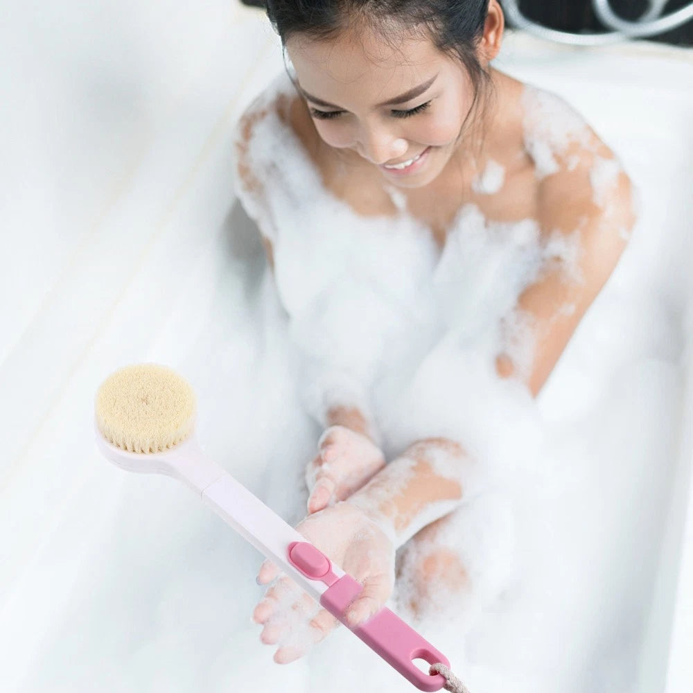 Soft Brush Work Elderly Bath Scrubber Body Scrubbers Long Handle