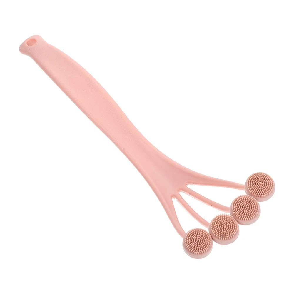 Exfoliating Bath Brush Shower Back Scrubber Long Handle Body for