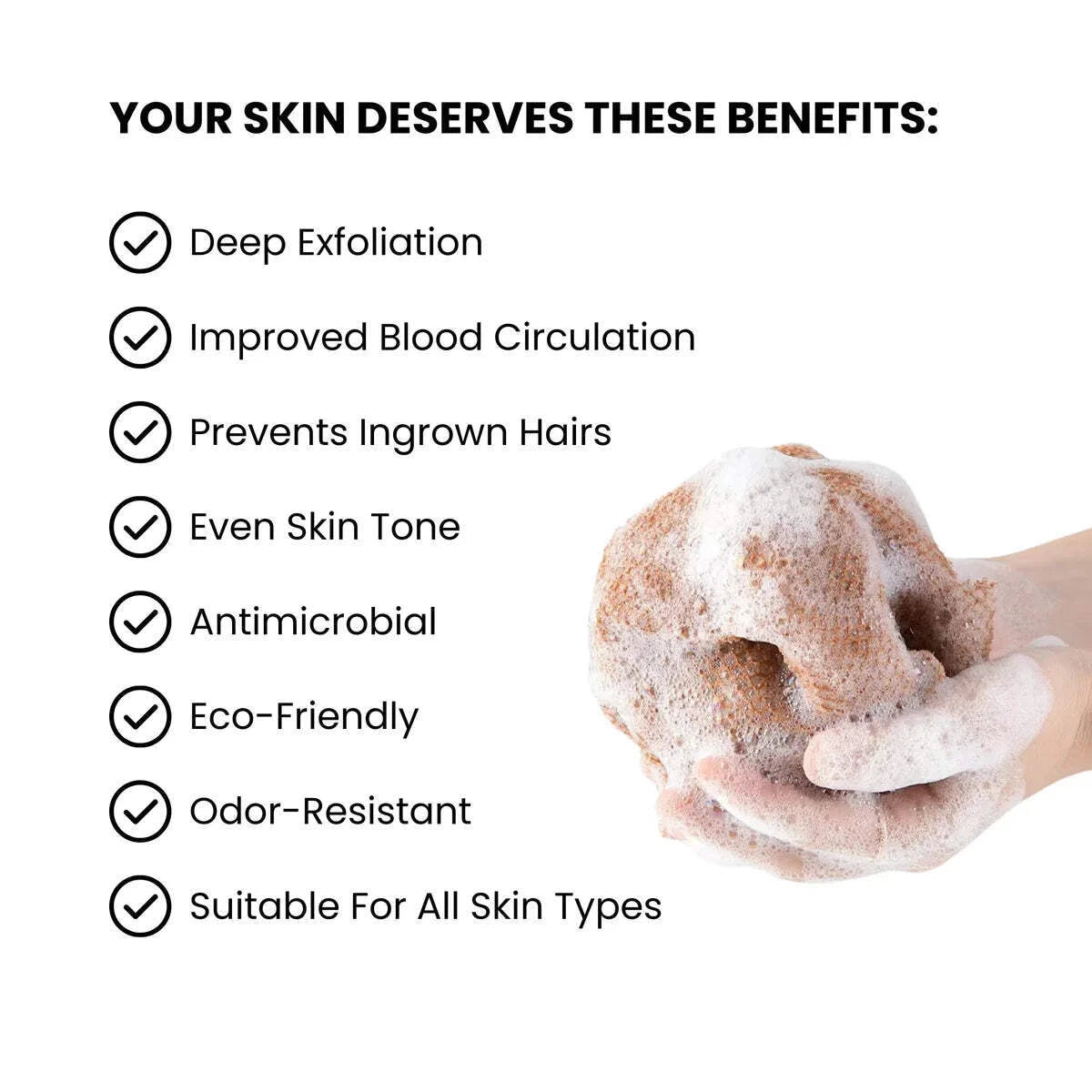 ORIGINAL SAPO Net Sponge 45" Ethically Sourced From My Country Nigeria 🇳🇬