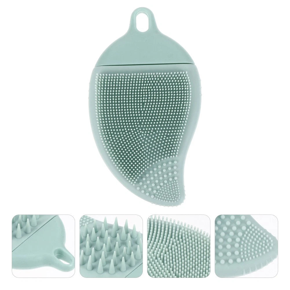 Facial Cleansing Massage Brush Bath with Long Handle Shower Scrubber Body