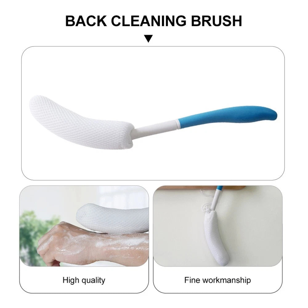 Back Scrubbing Brush Bathroom Sponge with Long Handle for Men
