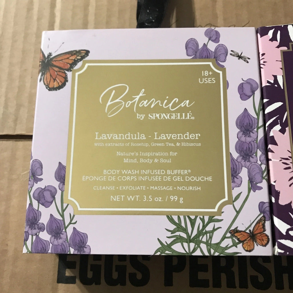 Spongellé Body Wash Infused Buffer - Lavender Vanilla  And Lavender 14/18+ Uses