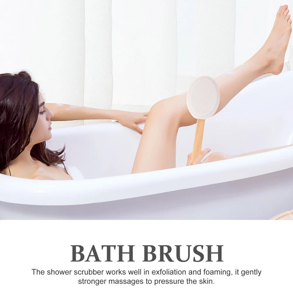 Bath Brush Body Scrub Exfoliator Skin Scrubber Bathing Back Exfoliating