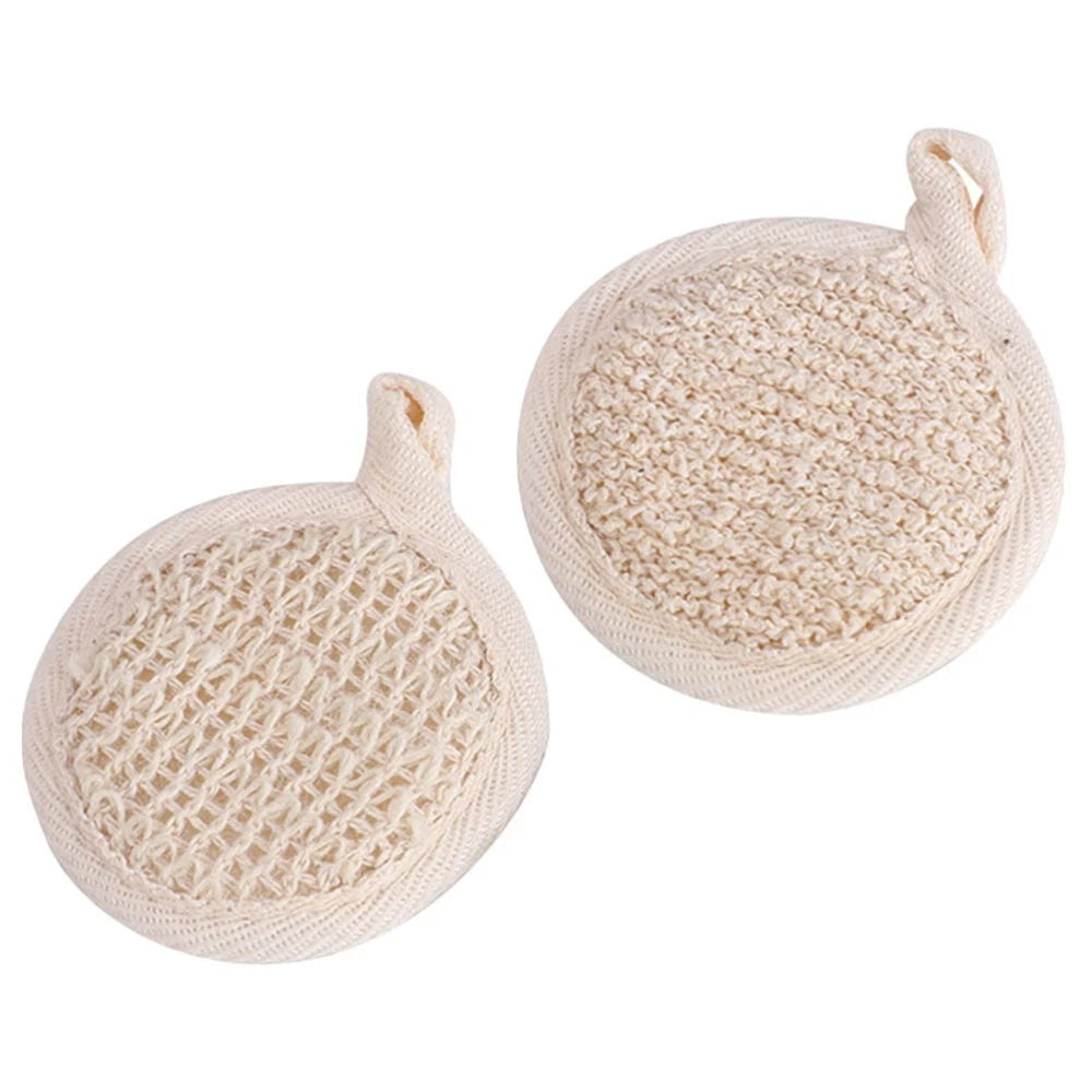2 Pcs Bath Towel Scrubber for Cleaning Body Exfoliator Scrubbing Cloth