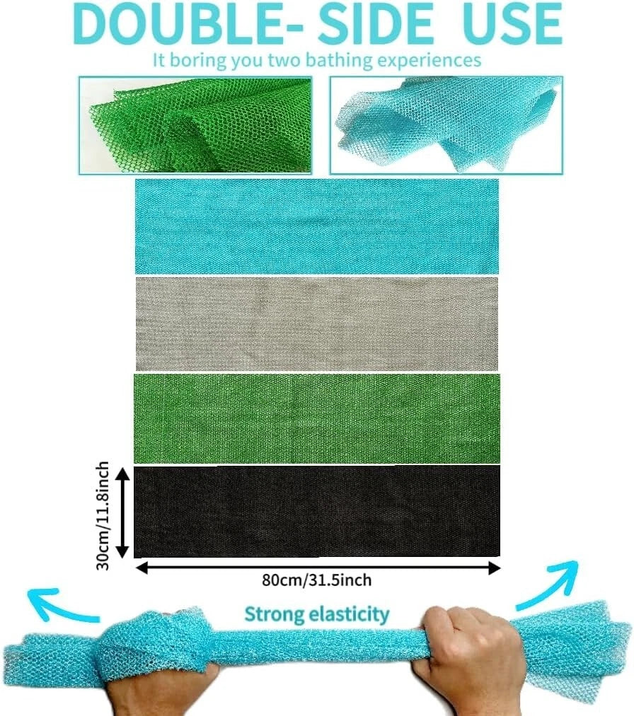 High Quality African Net Washcloth - Durable Nylon Material - Machine Washable