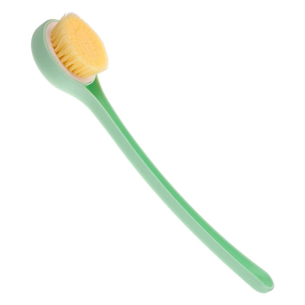Bath Brush and Towel Girl Back Scrubber for Shower Women Long Handle