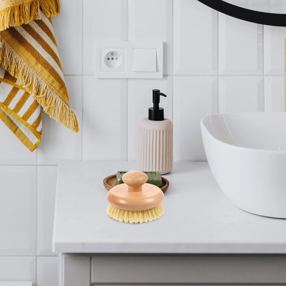 1pc Portable Handle Bathing Brush Practical Cleaning Shower Tool