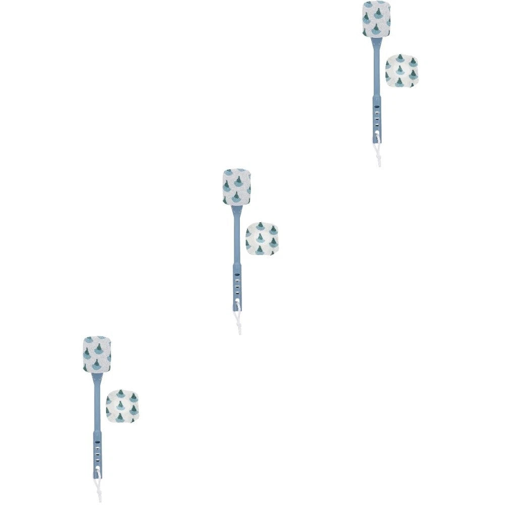 3 Pcs Scrub Bath Brush Body Brushes Back Scrubber for Use in Shower