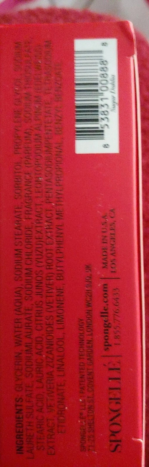 Spongelle Sugar Dahlia Infused Body Wash Buffer 3oz New Inside Sealed