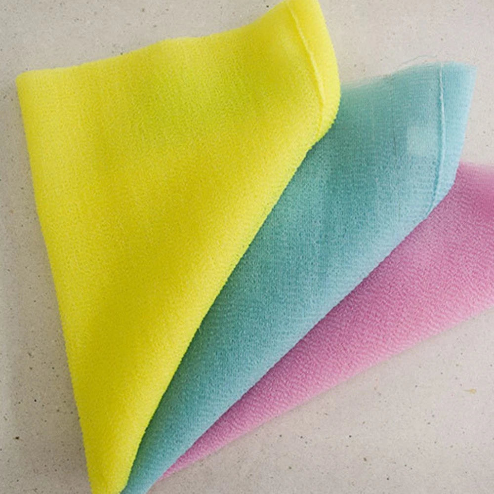 4 Pcs Bath Towel Soft Body Scrubber Exfoliating Brush for Cloth Nylon