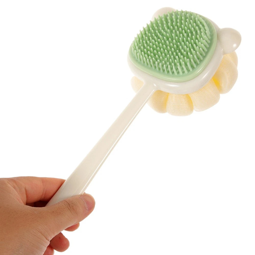Back Rub Brush Bath Cleaning Exfoliating Body Wash Handle Shower