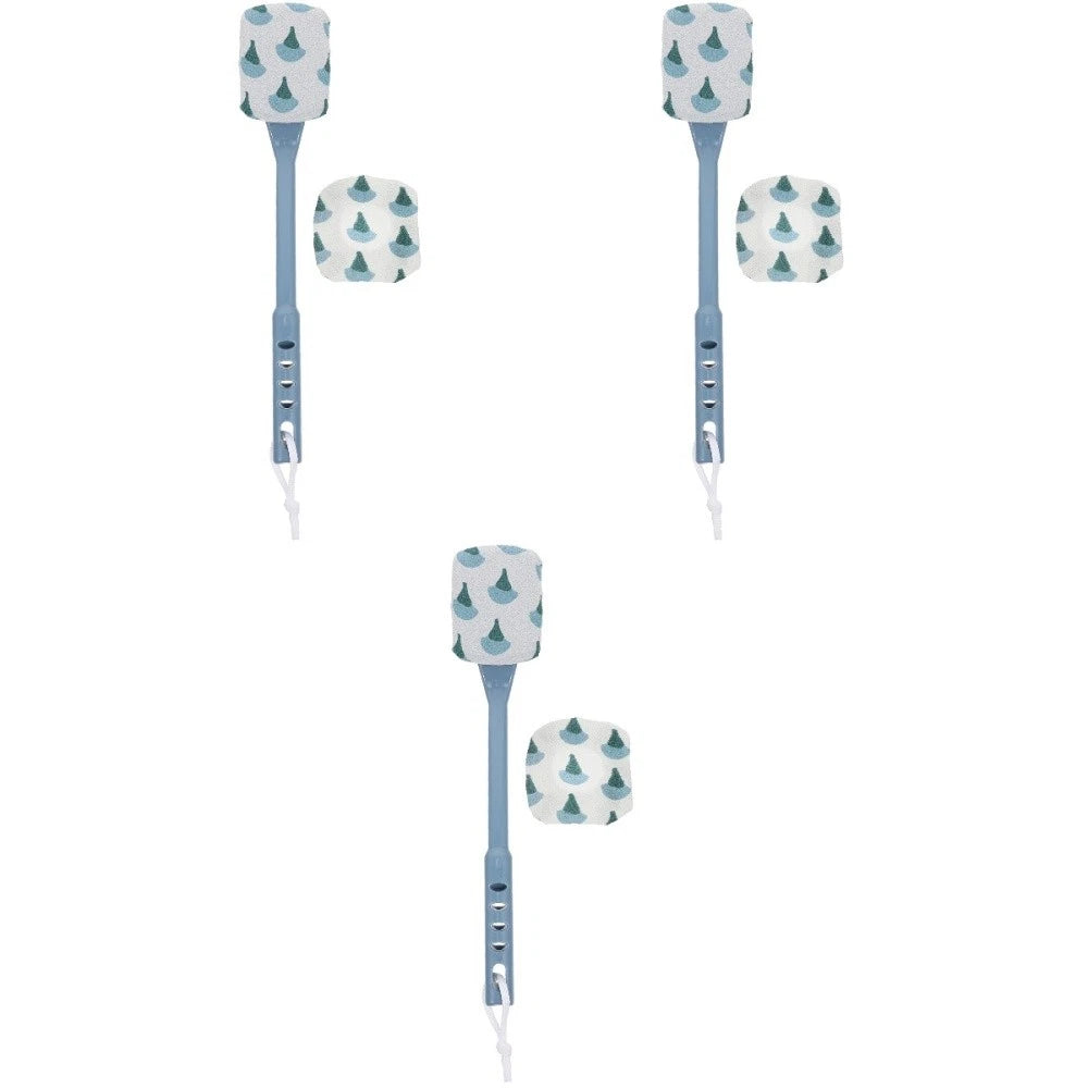 3 Pcs Scrub Bath Brush Back Scrubber for Use in Shower Body Brushes