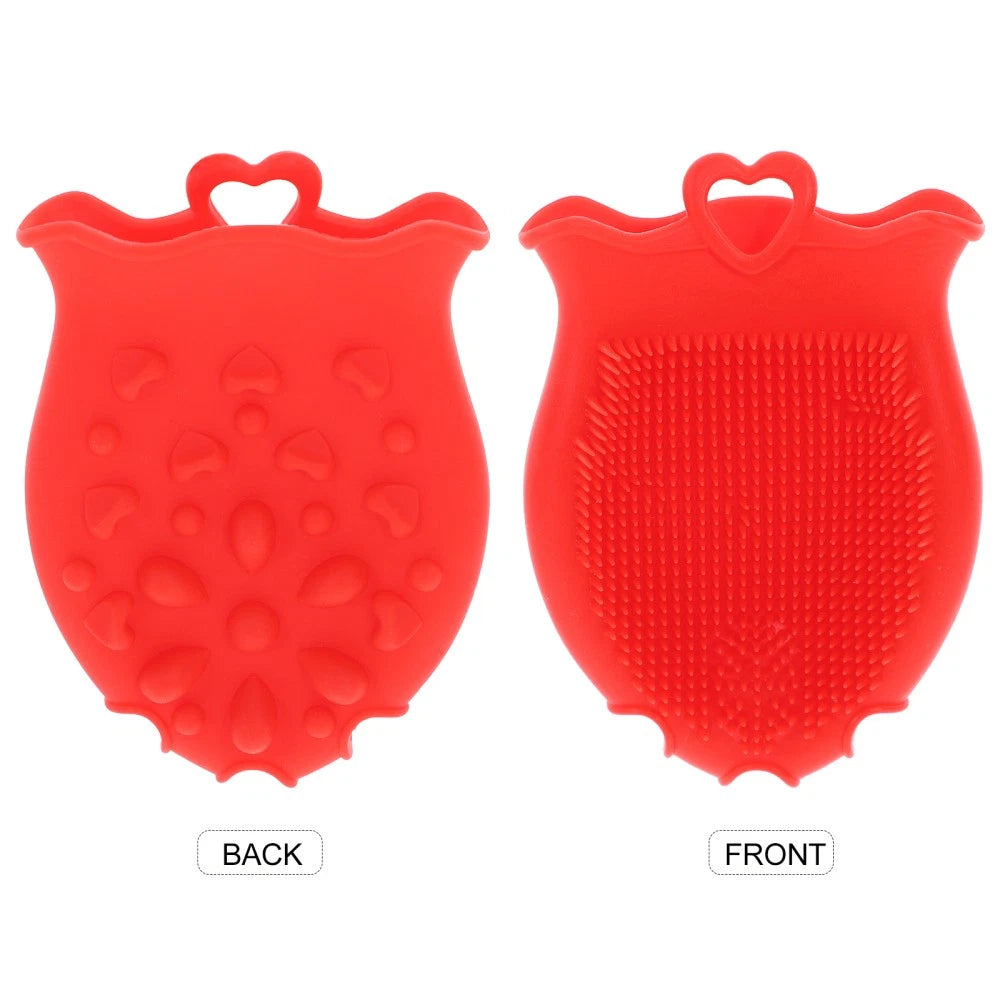 Silicone Shampoo Brush Toddler Soft Back Scrubber for Shower Scalp