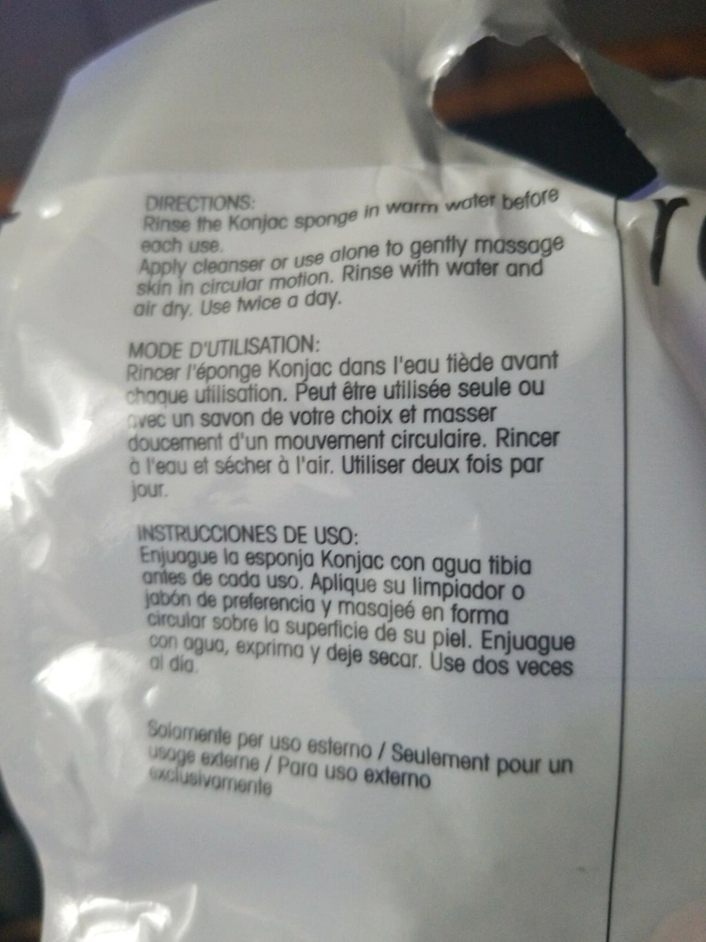 Relax Konjac Cleansing Sponge