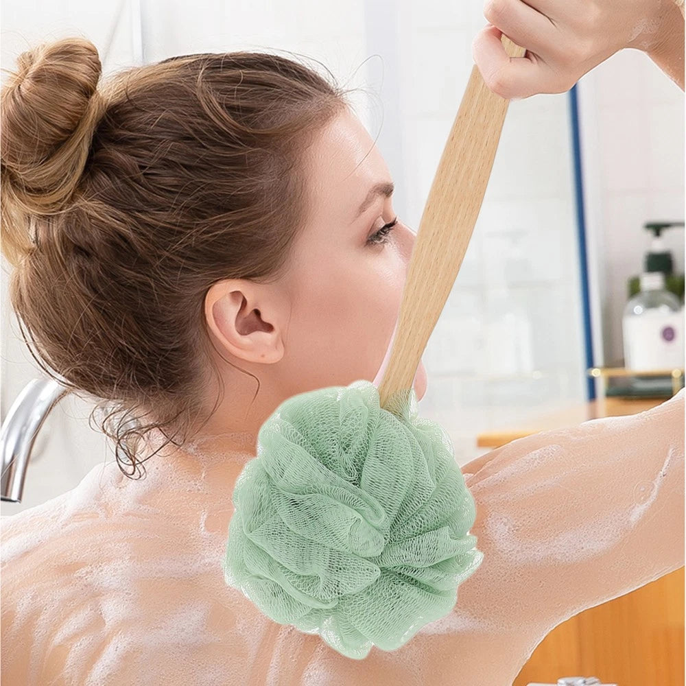 3 Pcs Bath Ball Towel Shower Brush Cleaning Scrubber Bathing Supply