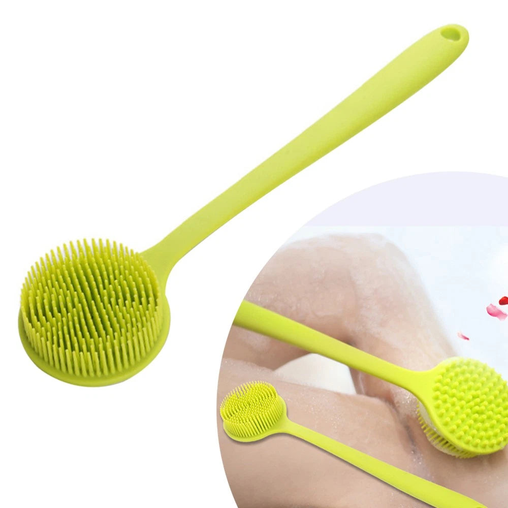 Bath Brush Body Scrubber Exfoliator Silicone Shower Man Back for