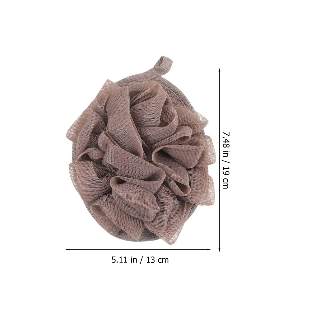 3 Pcs Bath Sponge Brush Travel Exfoliating Loofah Shower Scrubber