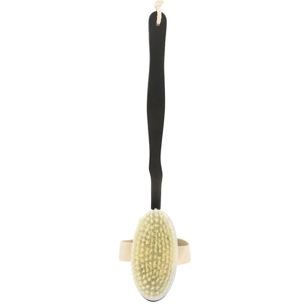 Bend Handle Bath Brush Skin Exfoliator for Back Shower Scrubber Body