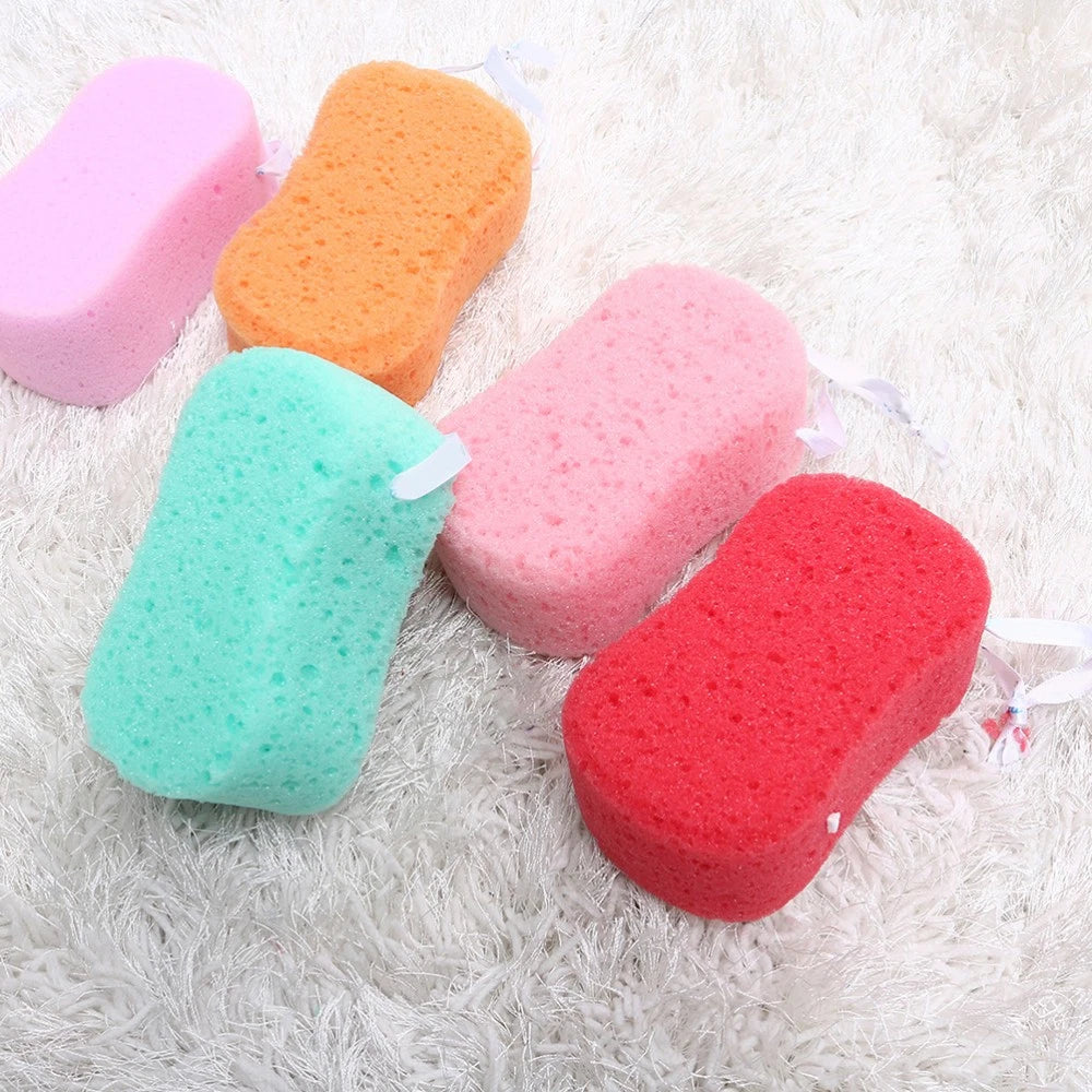 4Pcs Bath Sponges Bath Scrubbers Bathing Accessories (Random Color)