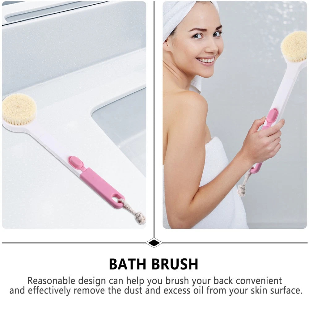 Soft Brush Work Elderly Bath Scrubber Body Scrubbers Long Handle