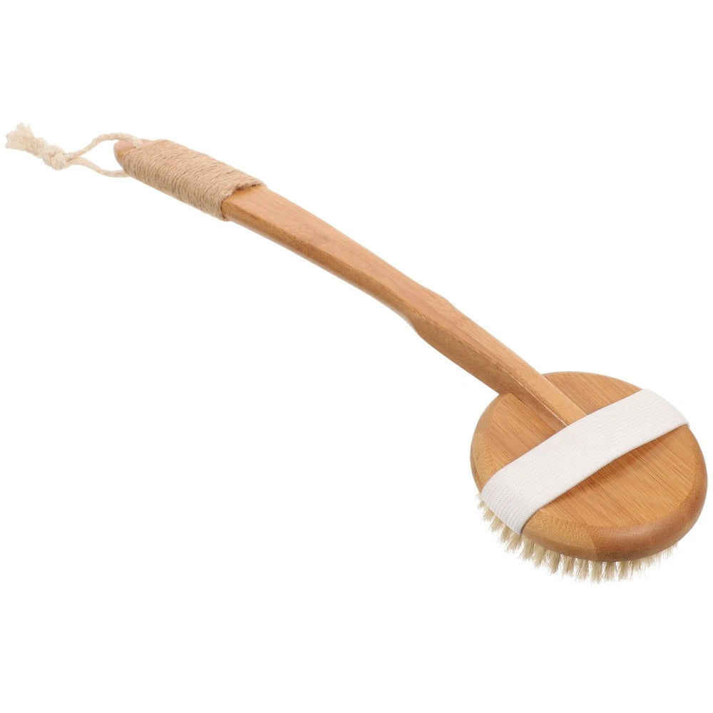 Removable Bath Brush Women's Elderly Body Scrubber Shower Cleaner
