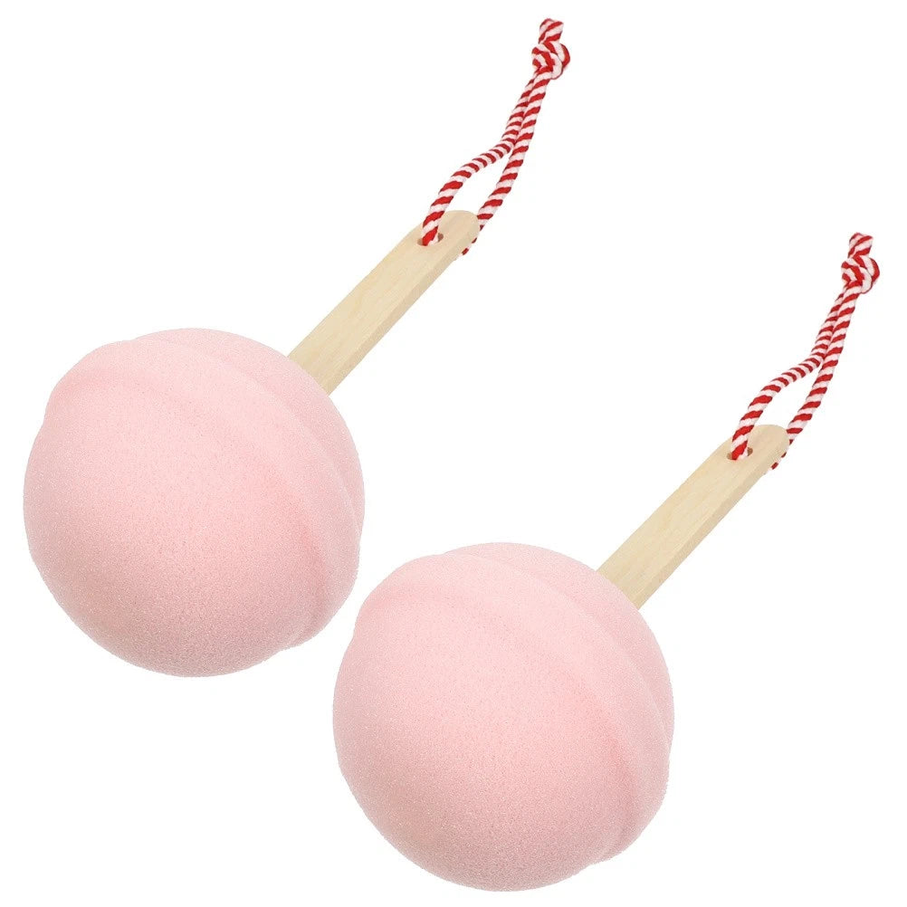 2 Pcs Bath Sponge Toddler Baby Shower Brush for Cleaning Body Scrubber