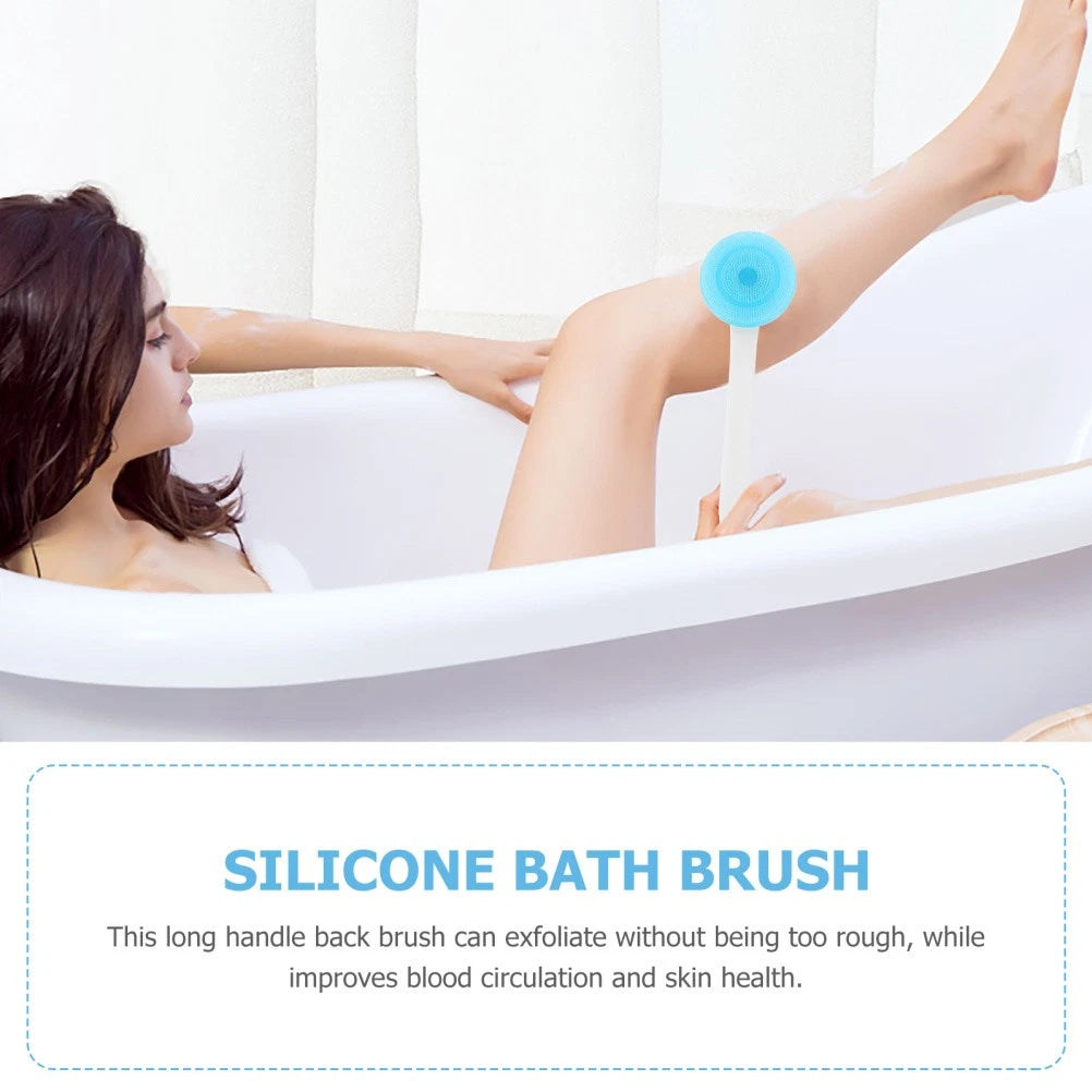 360 Degree Back Scrubbing Man Silicone Bath Shower Scrubber