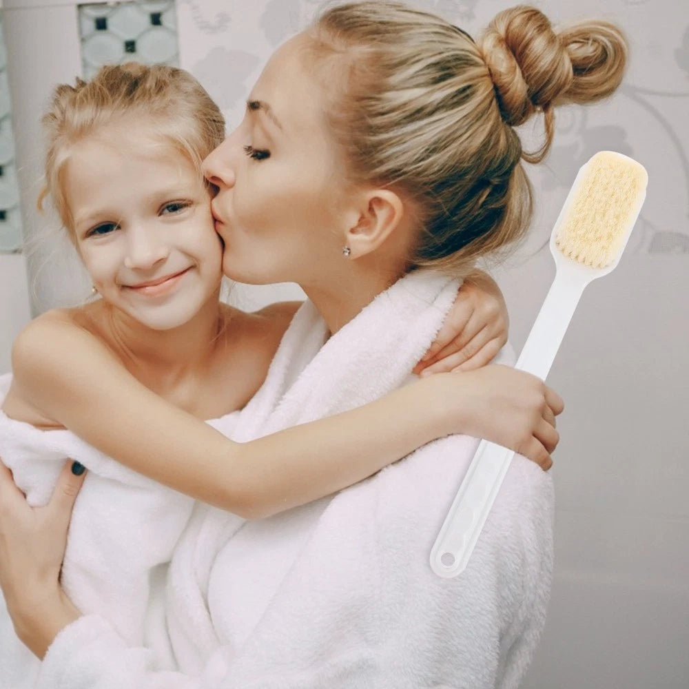 Back Scrub Brush Bath Shower Scrubber with Long Handle Bathroom Cleaner for