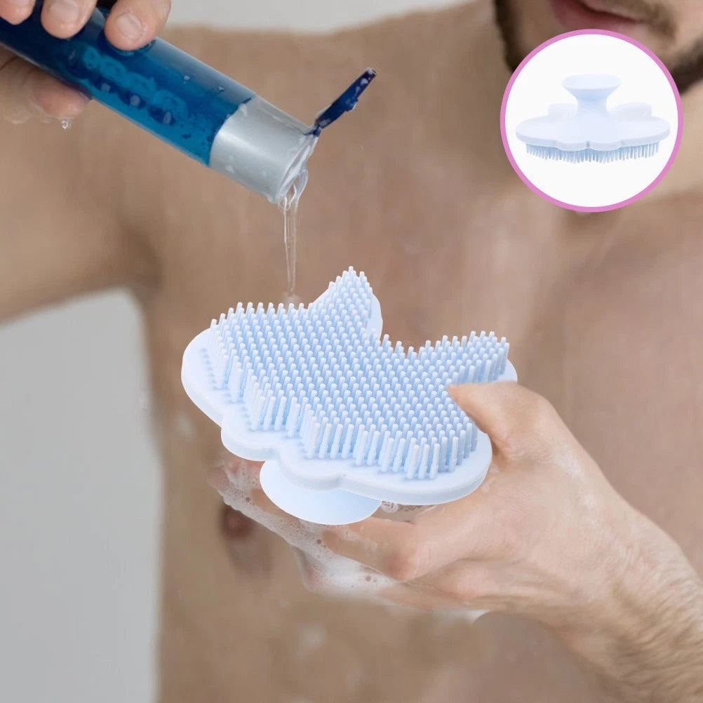 Silicone Bath Brush Child Baby Cleaning Scrubber Shower for Body