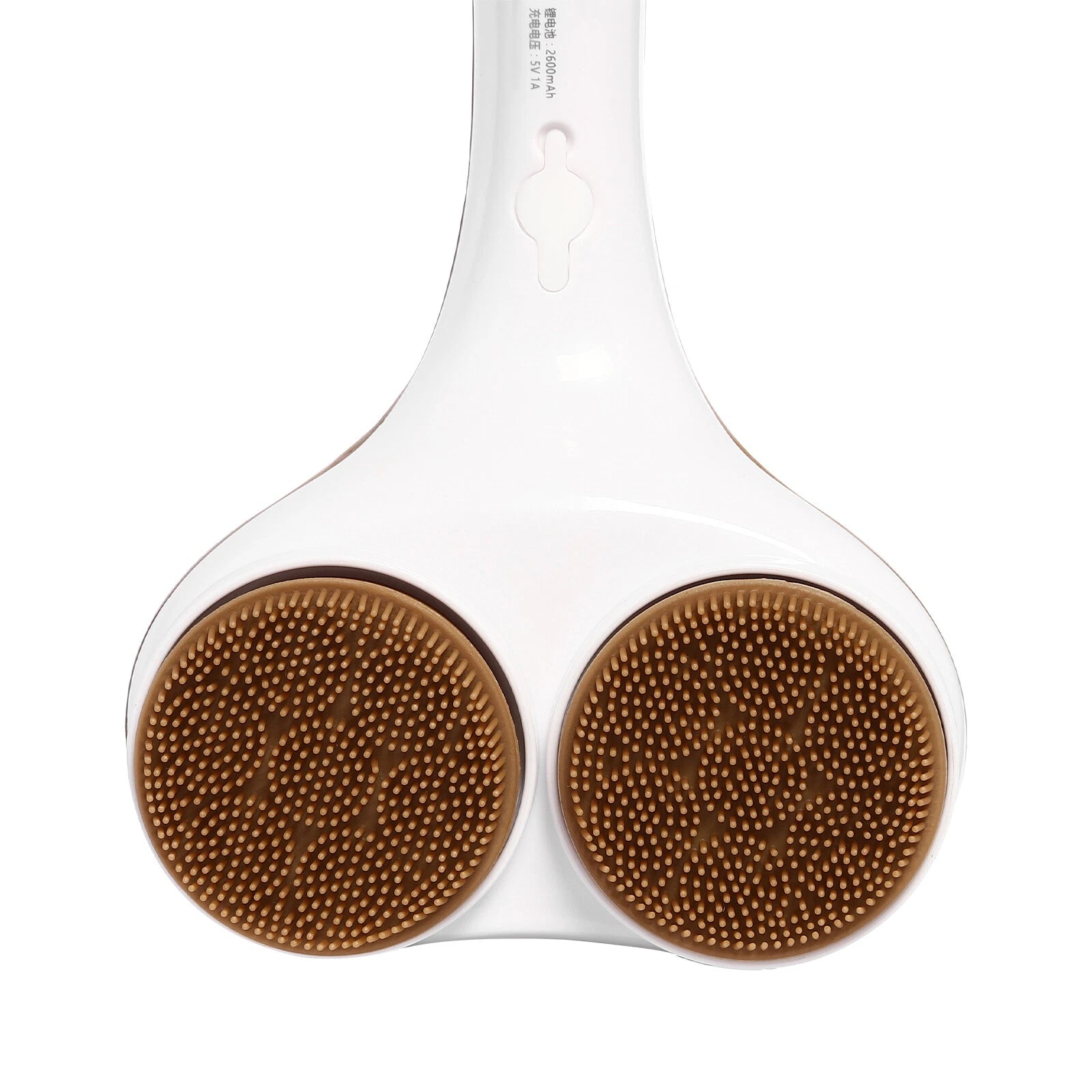 3.7V Electric Bath Brush Dual Head Rotating Spin Scrubber Body Brush 6W 2600mAh