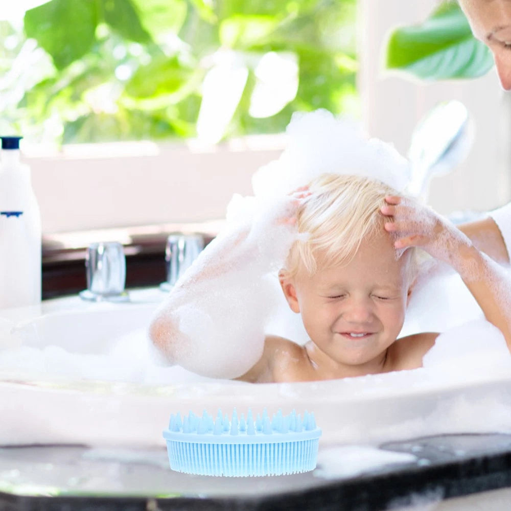 2Pcs Silicone -resistant Silicone Scrubbers Household Bath Scrubbers