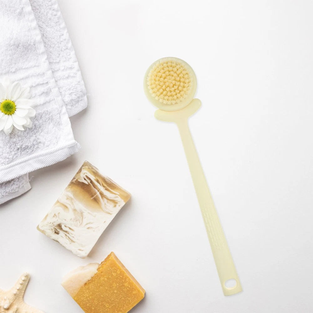 2 Pcs Flower Bath Brush Man Back Exfoliator for Shower Lotion Applicator Men