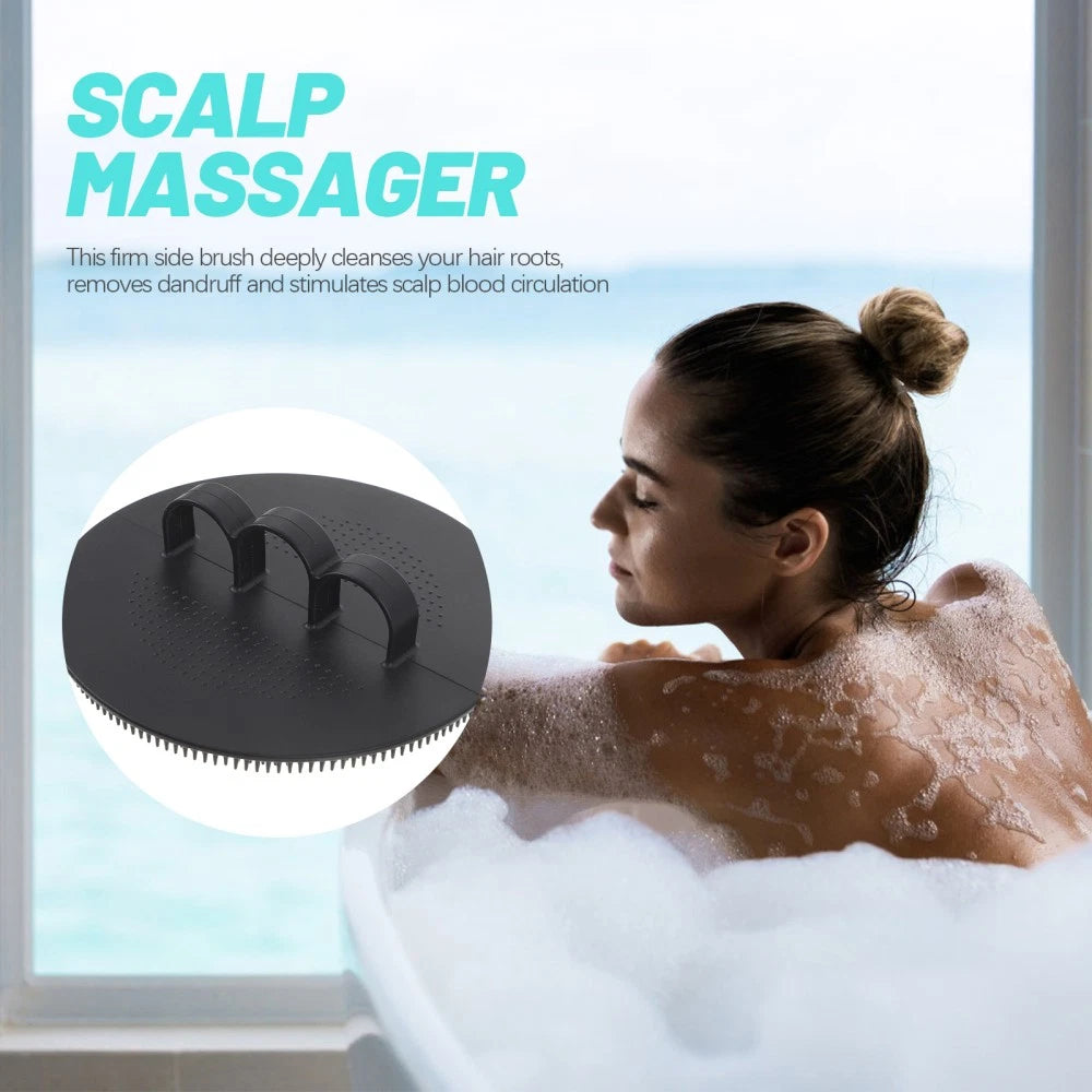 Silicone Scrub Brush Exfoliating Body Cleaning Brushes for Household