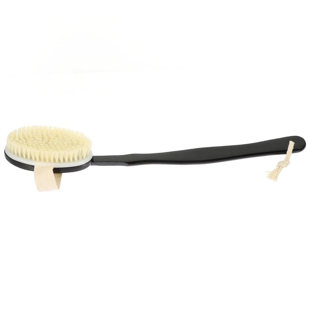 Bend Handle Bath Brush Skin Exfoliator for Back Shower Scrubber Body