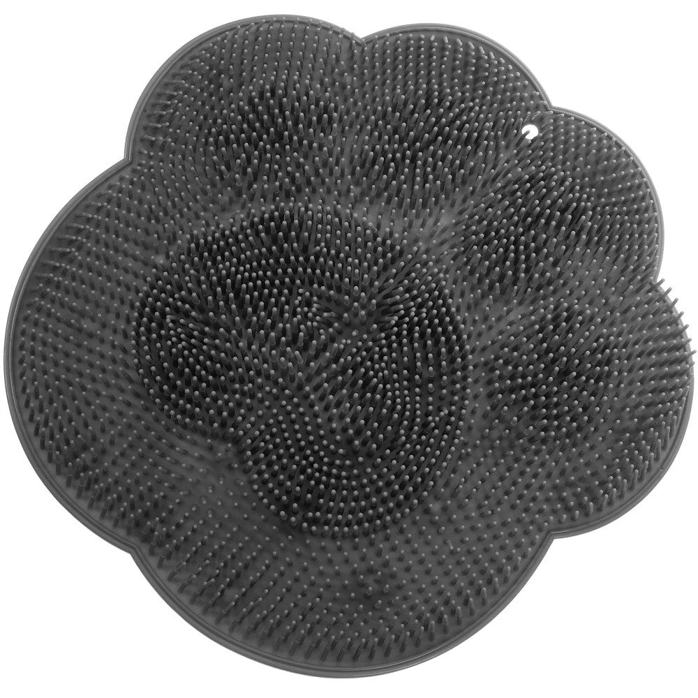 Bath Brush Suction Cup Non-slip Pad Shower Floor Foot Scrubber Mat
