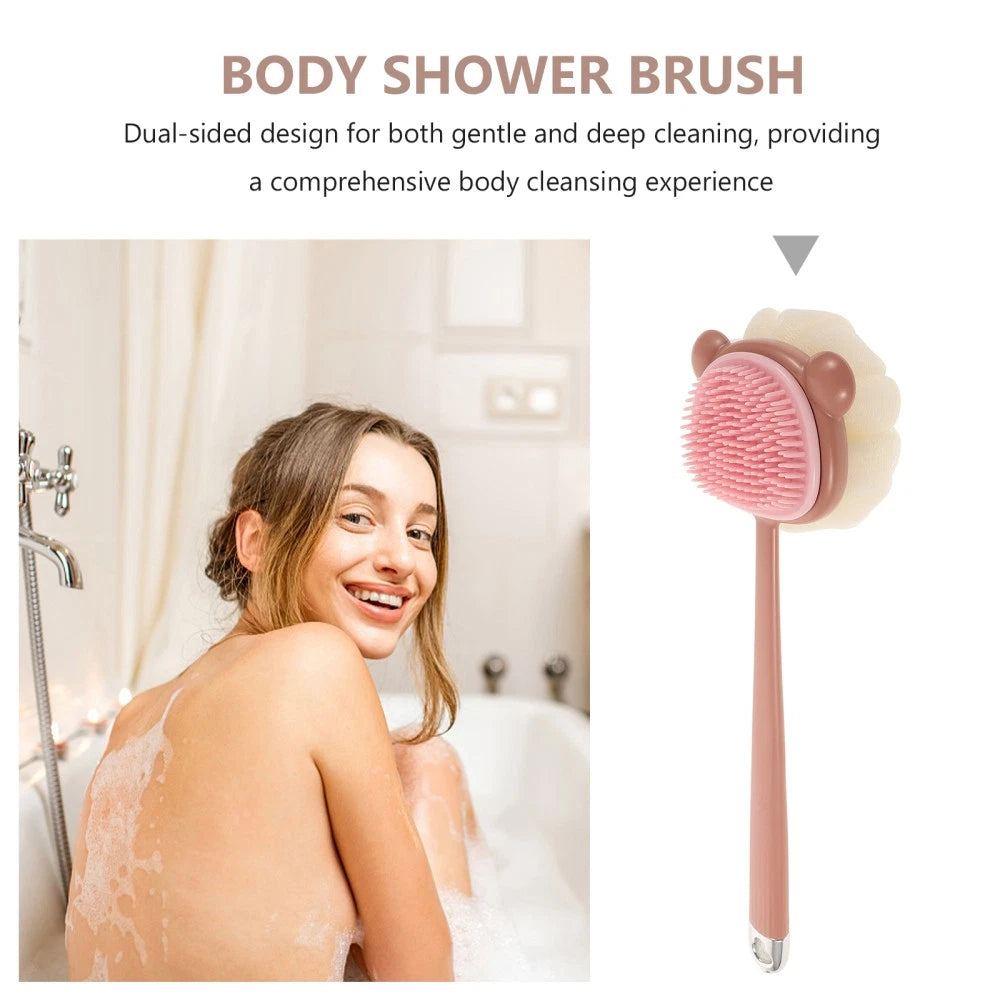 Bath Brush Dad Exfoliating Body Scrubber Shower Bathroom Scrubbing