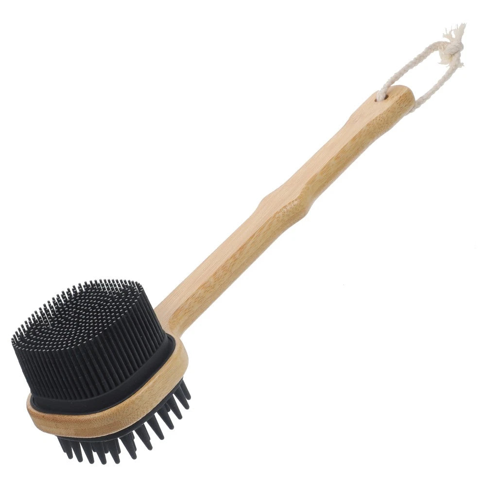 Bath Brush Exfoliating Back Scrubber Elderly Miss Long Handled Shower for Body