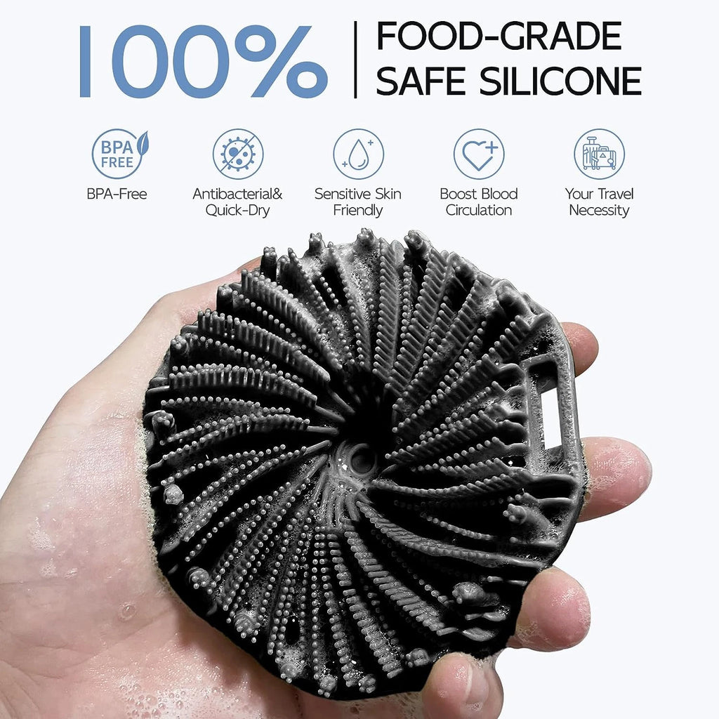 Silicone Body Scrubber, Exfoliating Body Wash Scrubbers Exfoliator, Shower Body