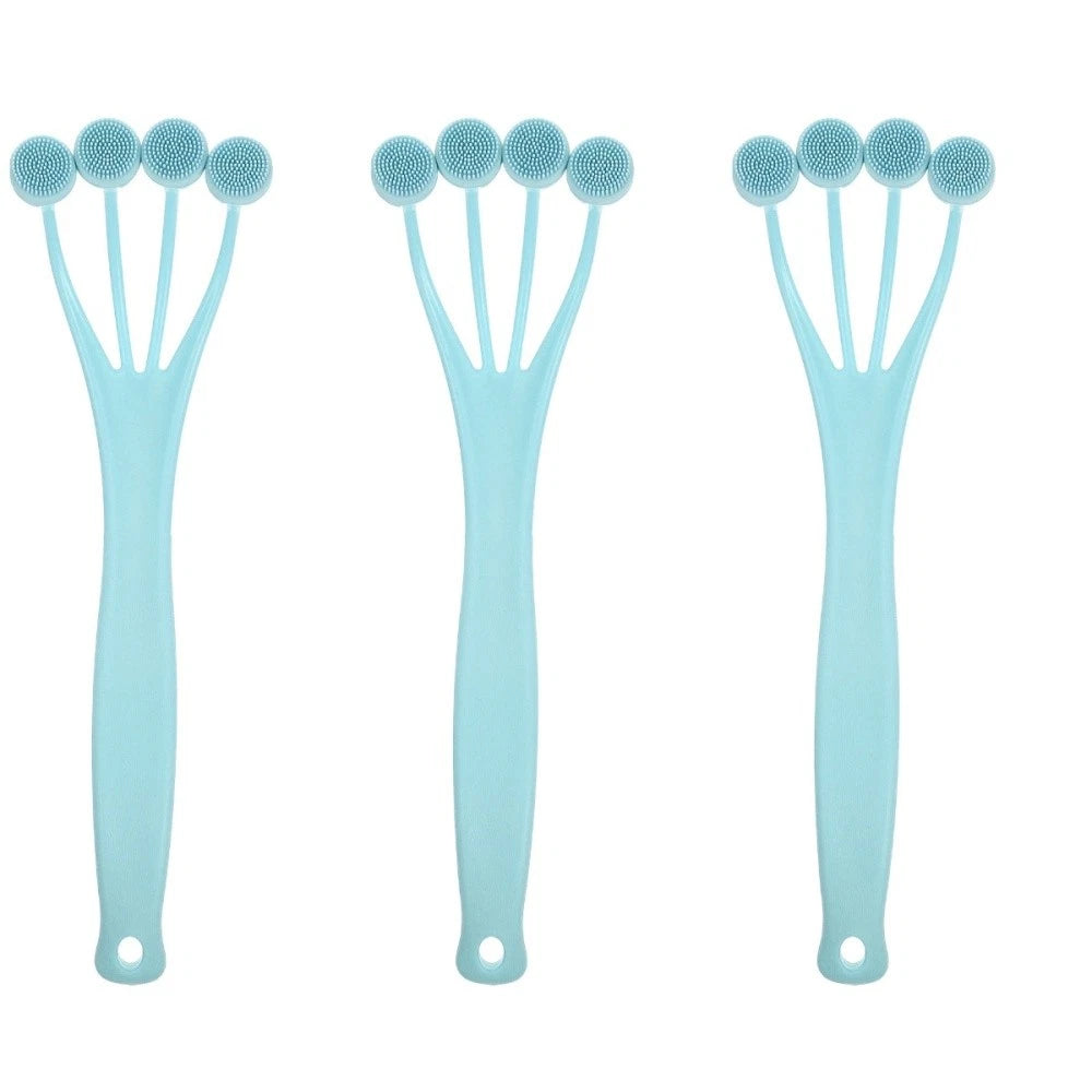 3 Pieces Exfoliating Bath Brush Man Shower Body Skin Massage Tool Cleaning