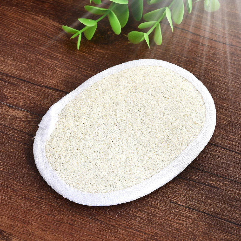 Natural Bath Pro Loofah Pad Shower Sponge Body Scrubber Exfoliating Wash Pad_EN-