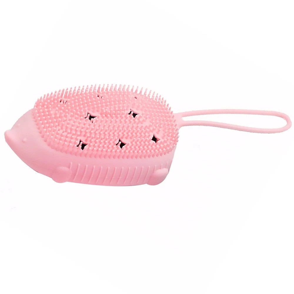 Portable Silicone Bathing Brushes Double-sided Skin Massager Brush Shower