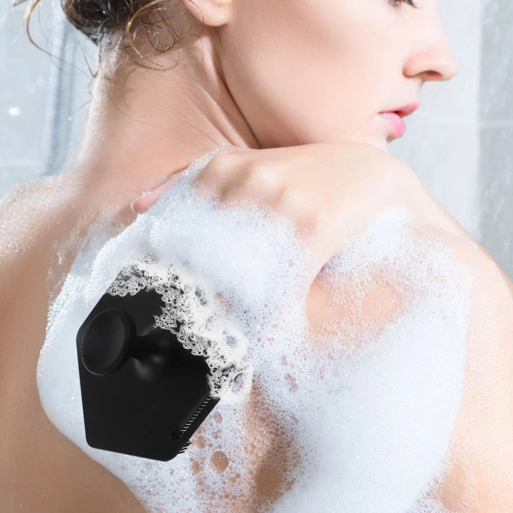 1Pc Bathroom Silicone Bath Scrubbers Multifunctional Bath Tool for Body Head Use