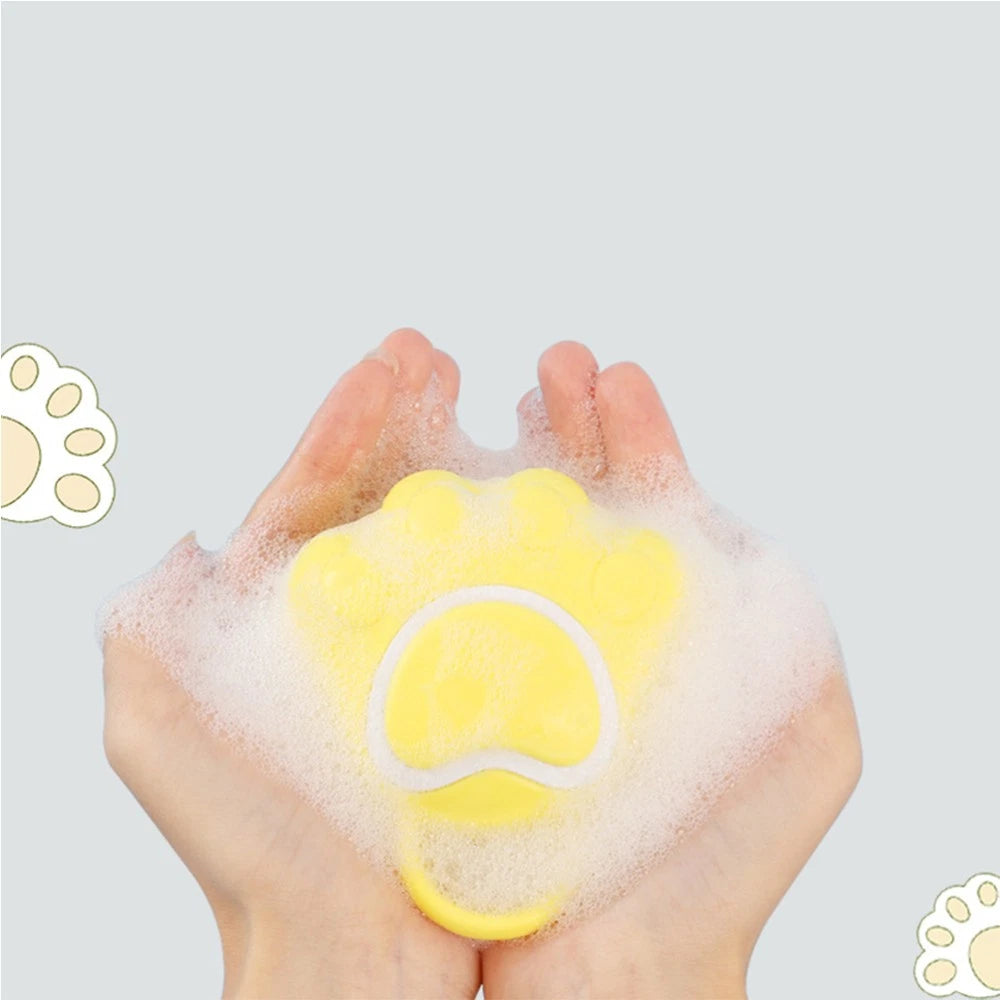 Cat Claw Bath Brush Child Baby Silicone Children Bathing Infant Shower