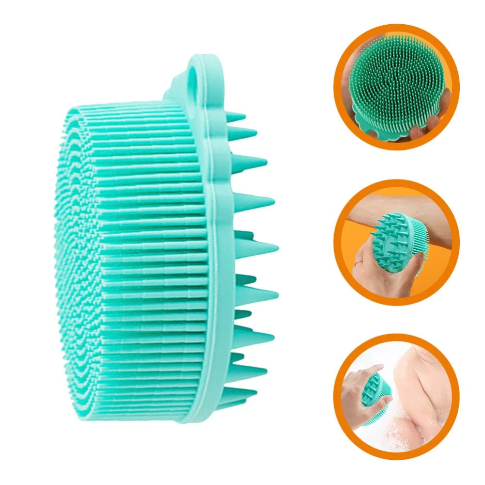 Silicone Bath Brush Baby Child Brushes Shower Scrubber for Body Hair