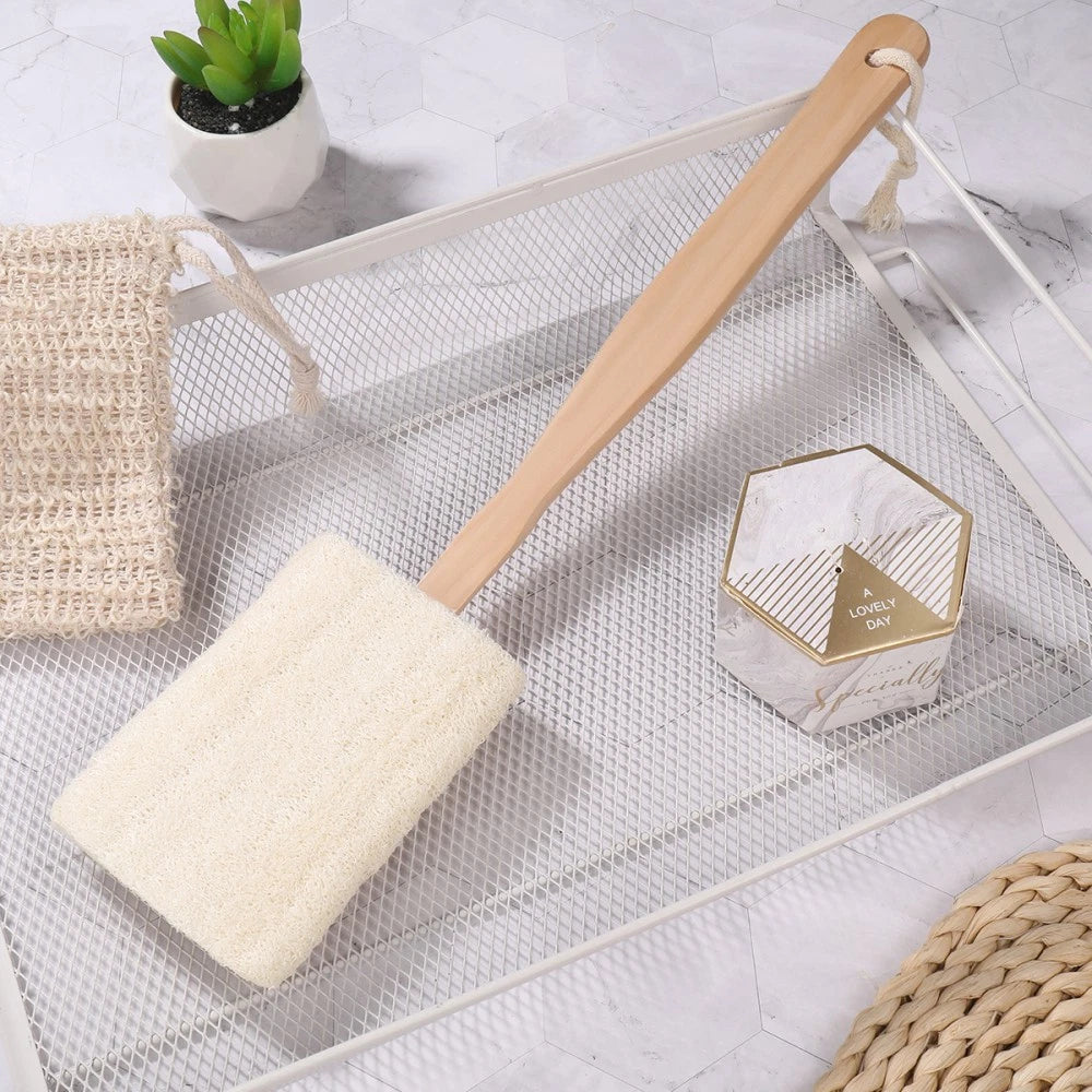 Loofah Bath Brush Miss Work Scrubber for Shower Skin Exfoliator